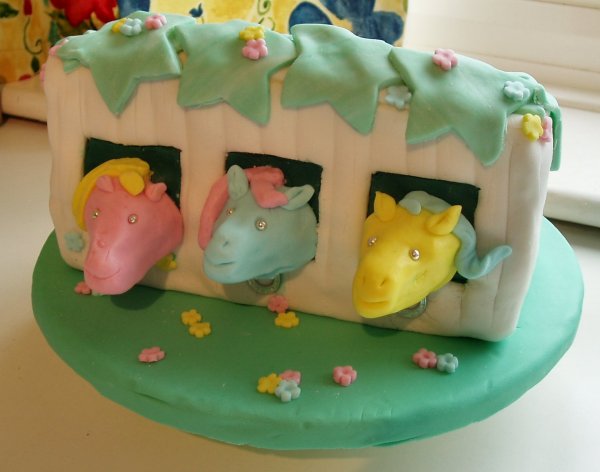Pony Stable Birthday Cake