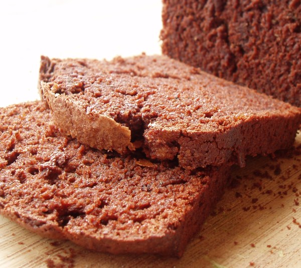 chocolate orange cake sliced