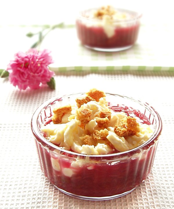 rhubarb lemon mascarpone