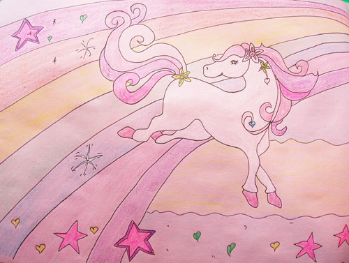 pin the horn on the unicorn